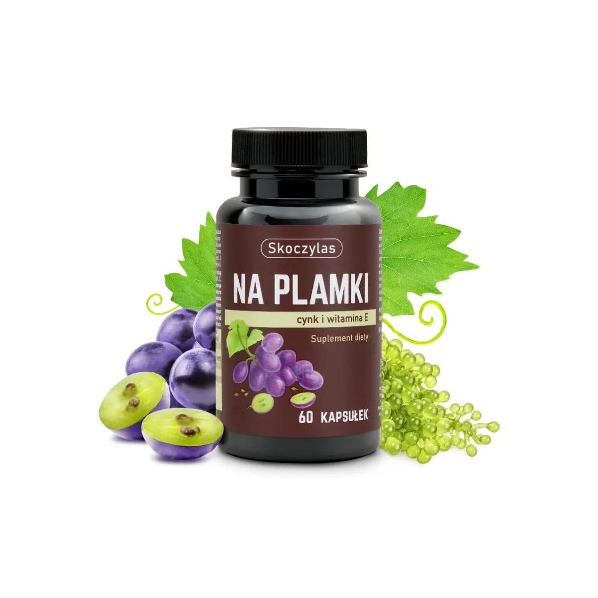 NA PLAMKI cynk, beta karoten, witamina E - Skoczylas