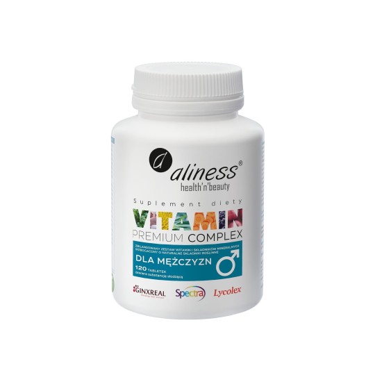 Aliness Premium Vitamin Complex dla mężczyzn x 120 tabletek VEGE