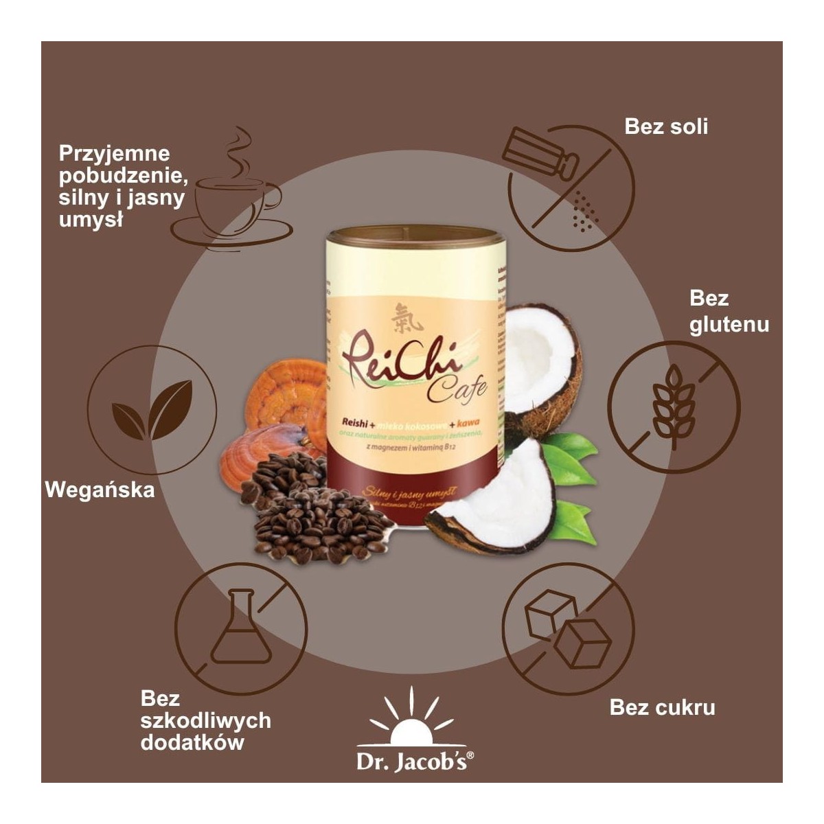 Kawa ReiChi Cafe 180g - Dr. Jacob's