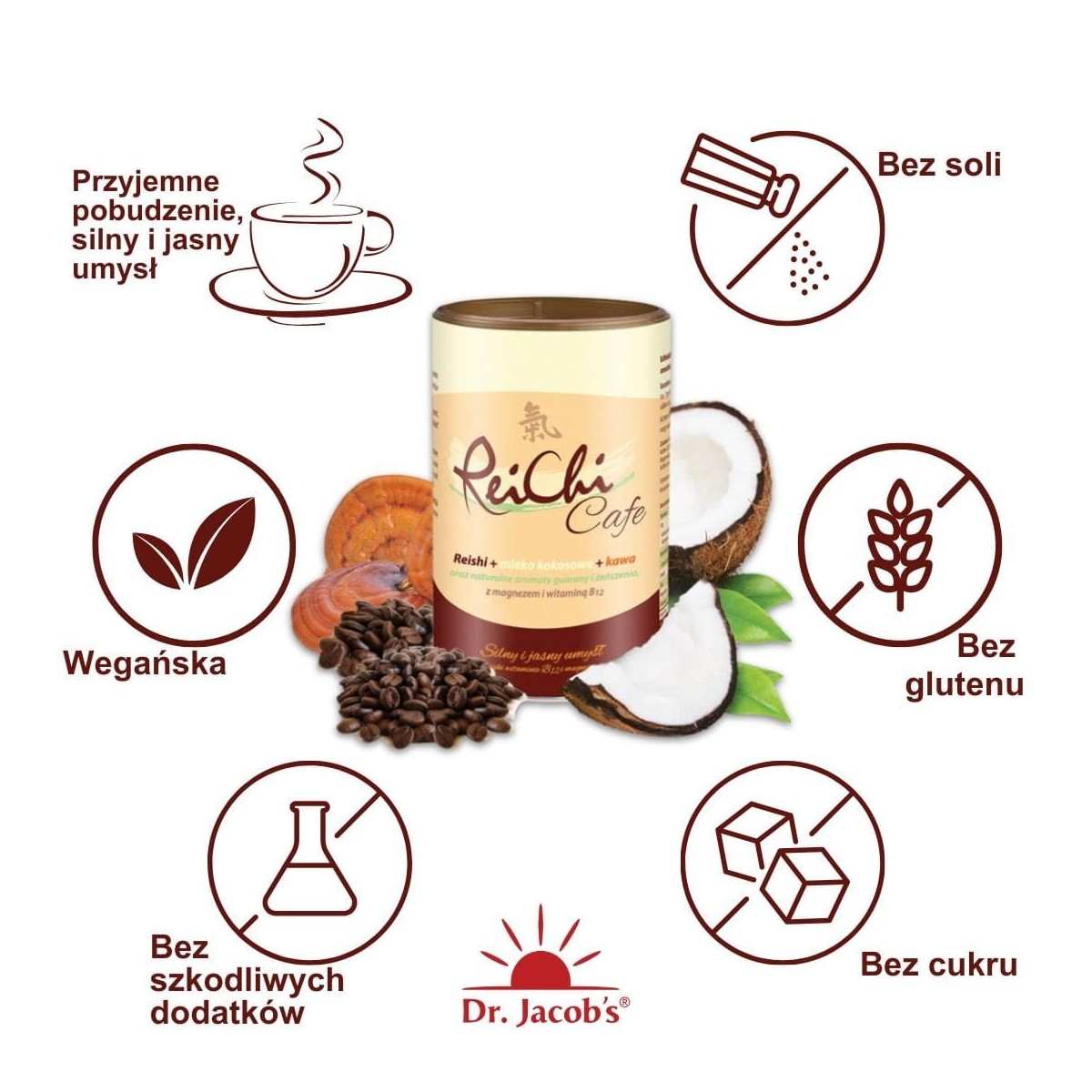 Kawa ReiChi Cafe 400g - Dr. Jacob's