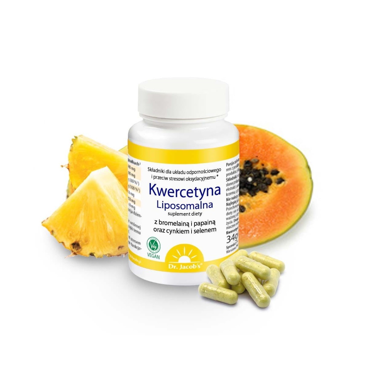 Kwercetyna Liposomalna - Suplement diety - Dr. Jacob's