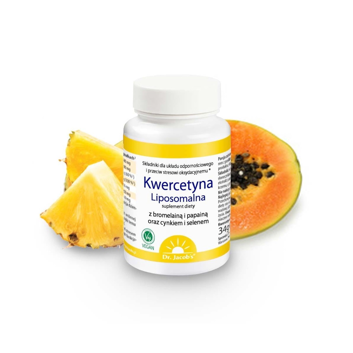 Kwercetyna Liposomalna - Suplement diety - Dr. Jacob's