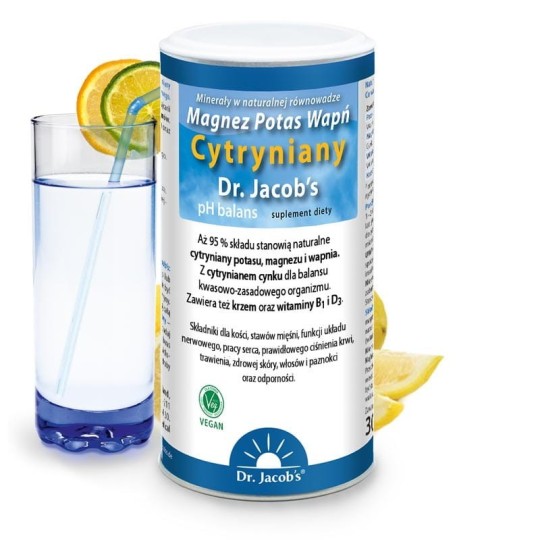Magnez Potas Wapń Cytryniany PROSZEK - Dr. Jacob's