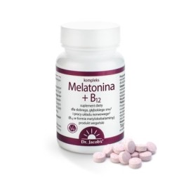 Melatonina + B12 forte - Suplement diety - Dr. Jacob's