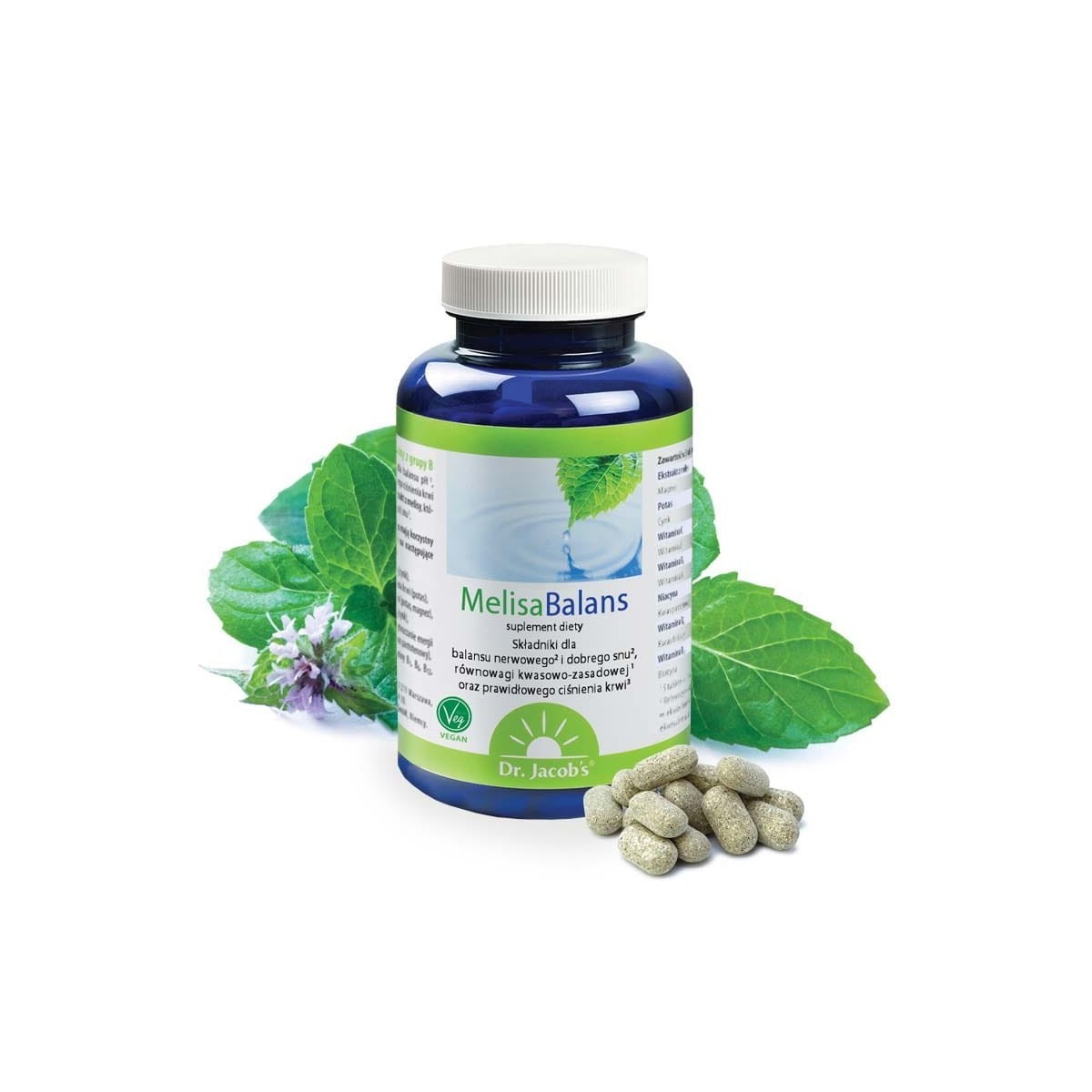 MelisaBalans tabletki - Suplement diety - Dr. Jacob's