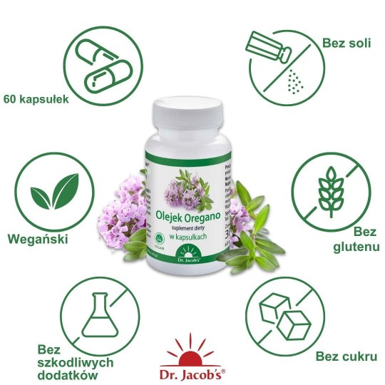 Olejek Oregano od Dr. Jacob's | Suplement diety