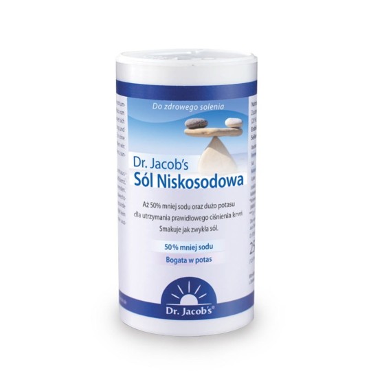 Sól Niskosodowa 250g - Dr. Jacob's