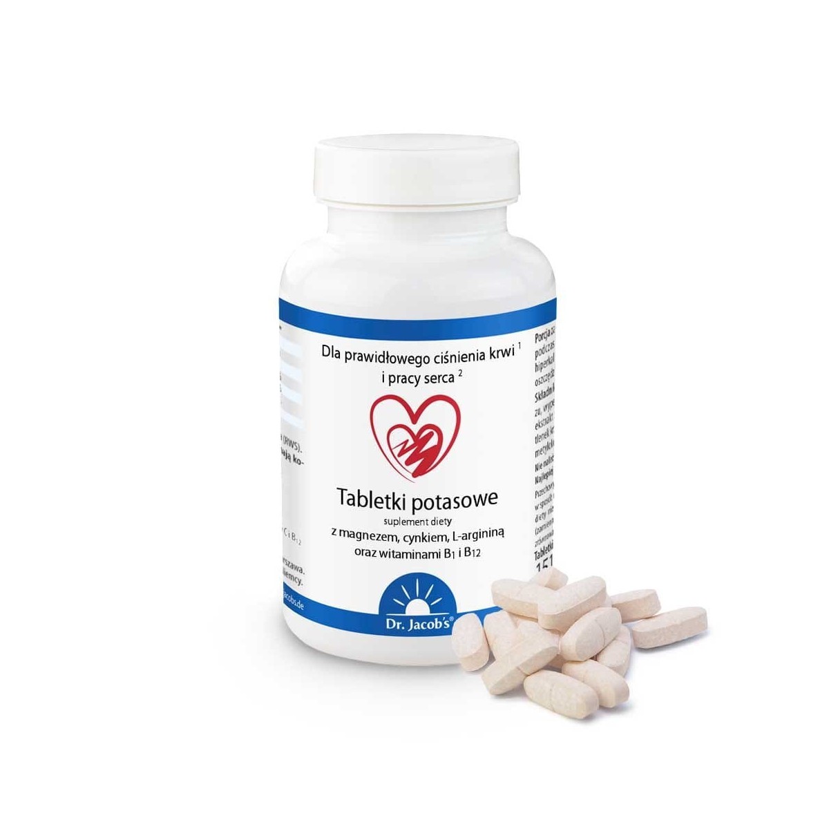 Tabletki Potasowe Dr. Jacob's - Suplement diety