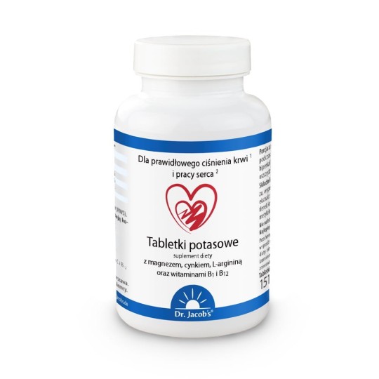 Tabletki Potasowe Dr. Jacob's - Suplement diety