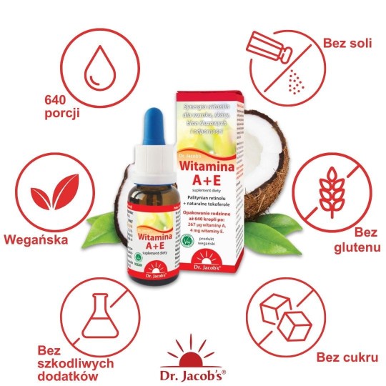 Witamina A+E od Dr. Jacob's | Suplement diety