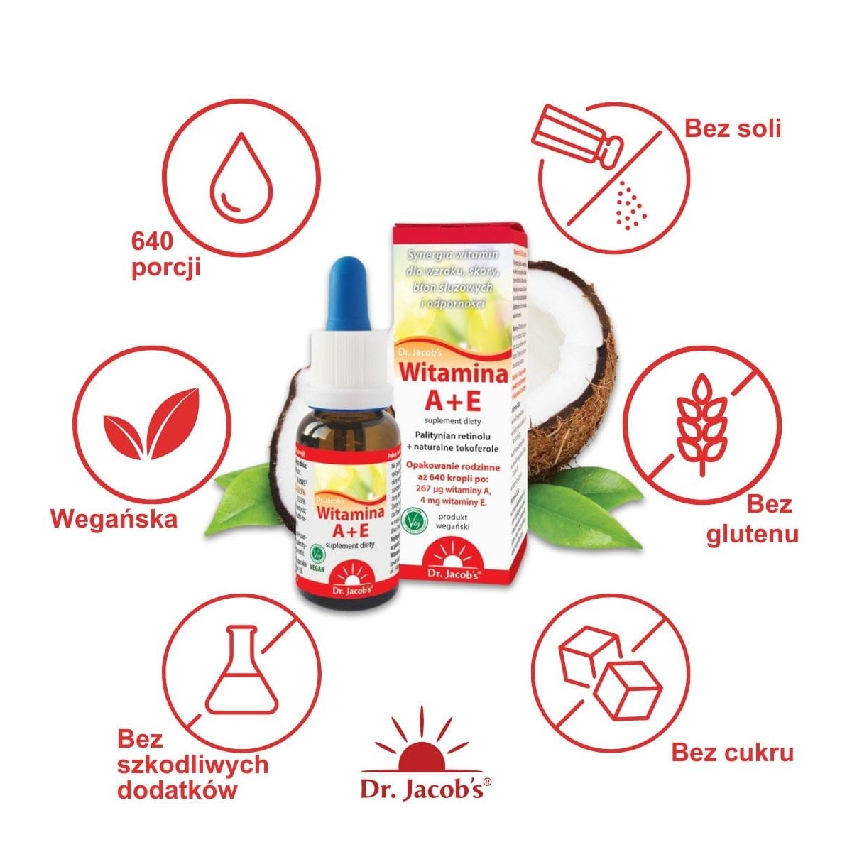 Witamina A+E od Dr. Jacob's | Suplement diety