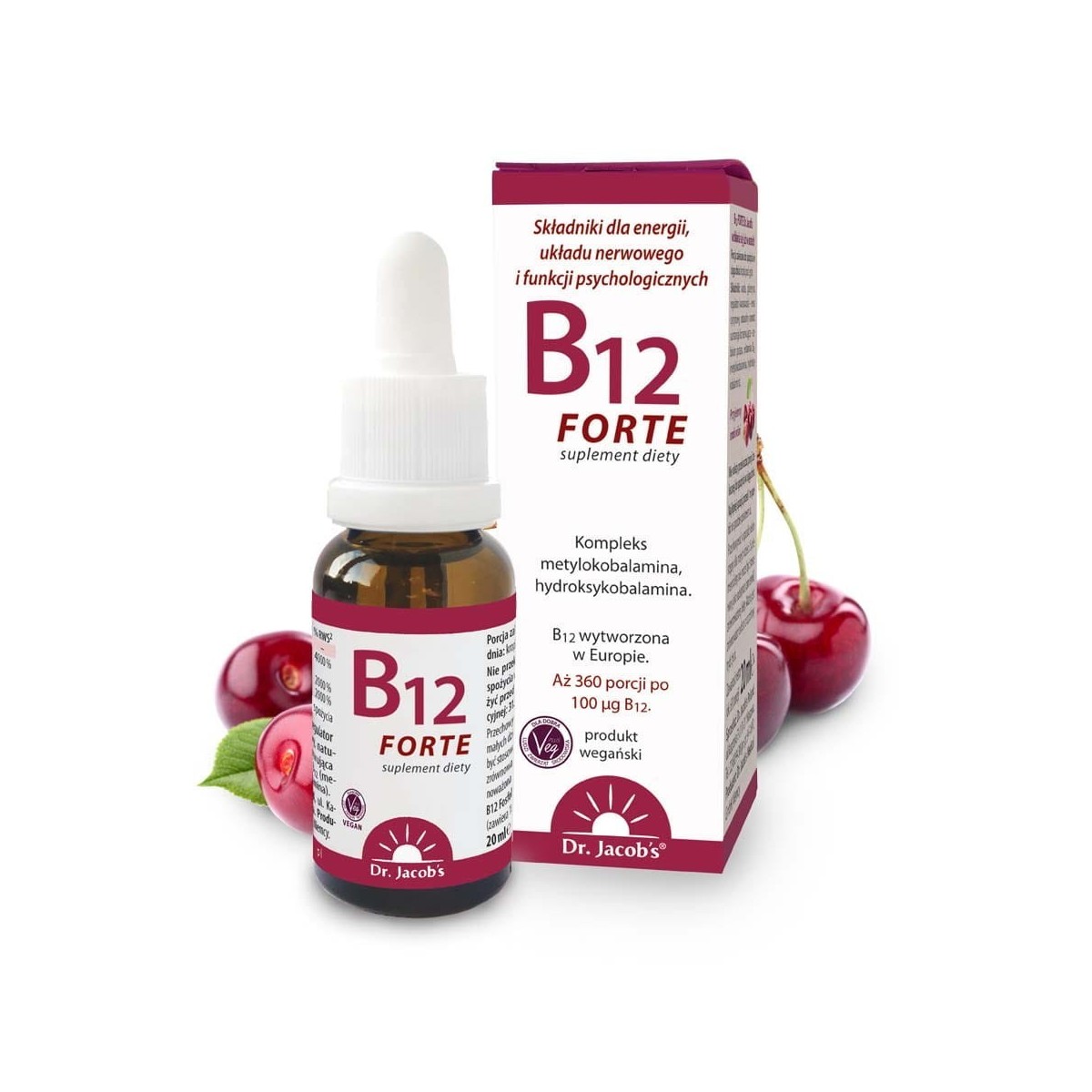 Witamina B12 FORTE 20 ml - Dr. Jacob's