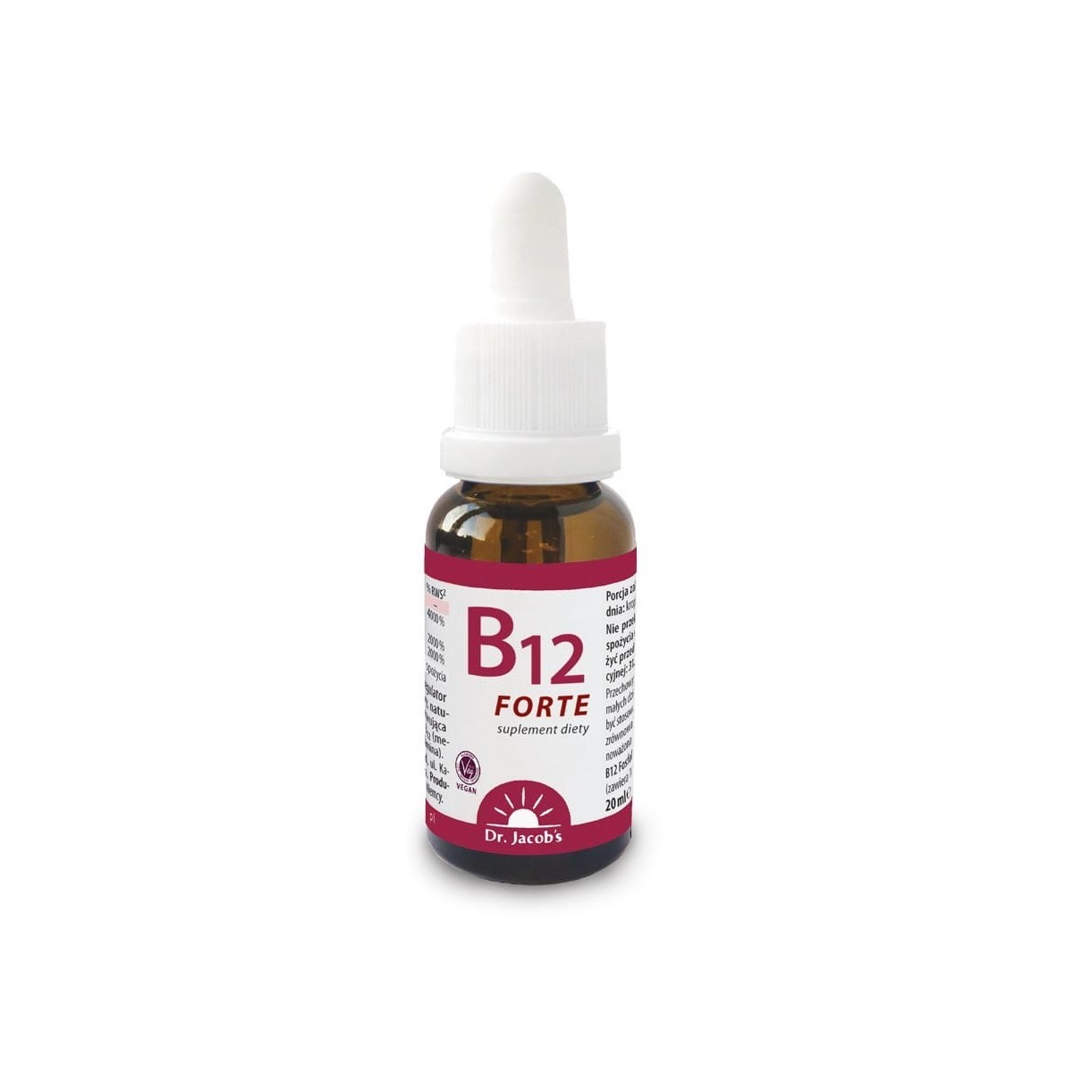 Witamina B12 FORTE 20 ml - Dr. Jacob's