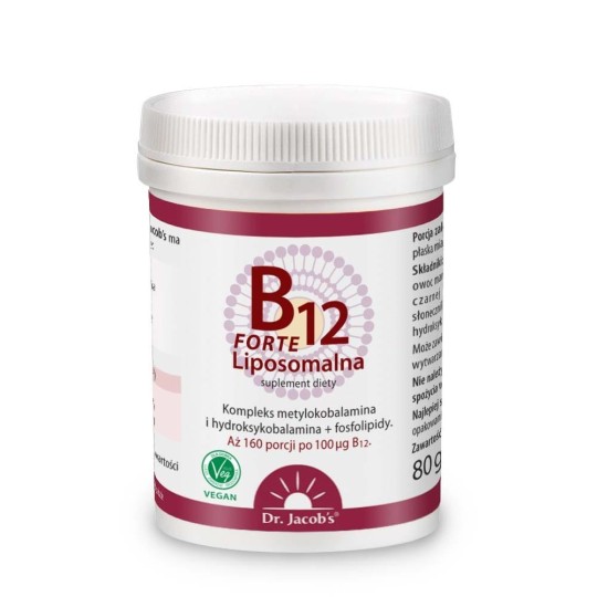 Witamina B12 Liposomalna Forte - Dr. Jacob's