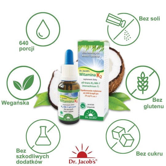 Witamina K2 od Dr. Jacob's | Suplement diety