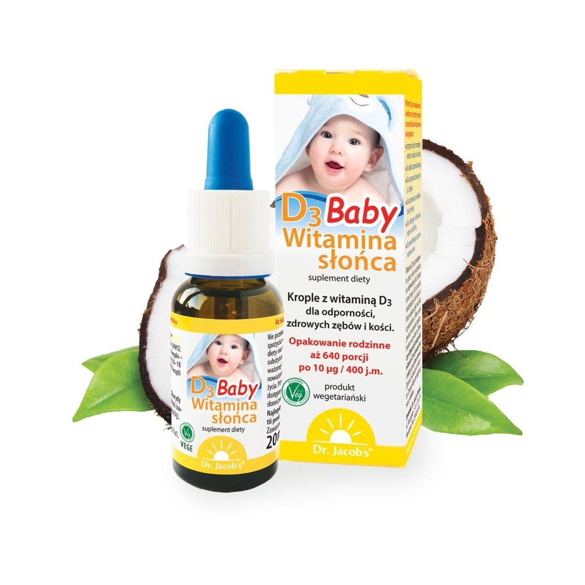 Witamina Słońca D3 Baby - Dr. Jacob's