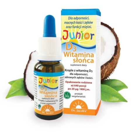 Witamina Słońca D3 JUNIOR od Dr. Jacob's