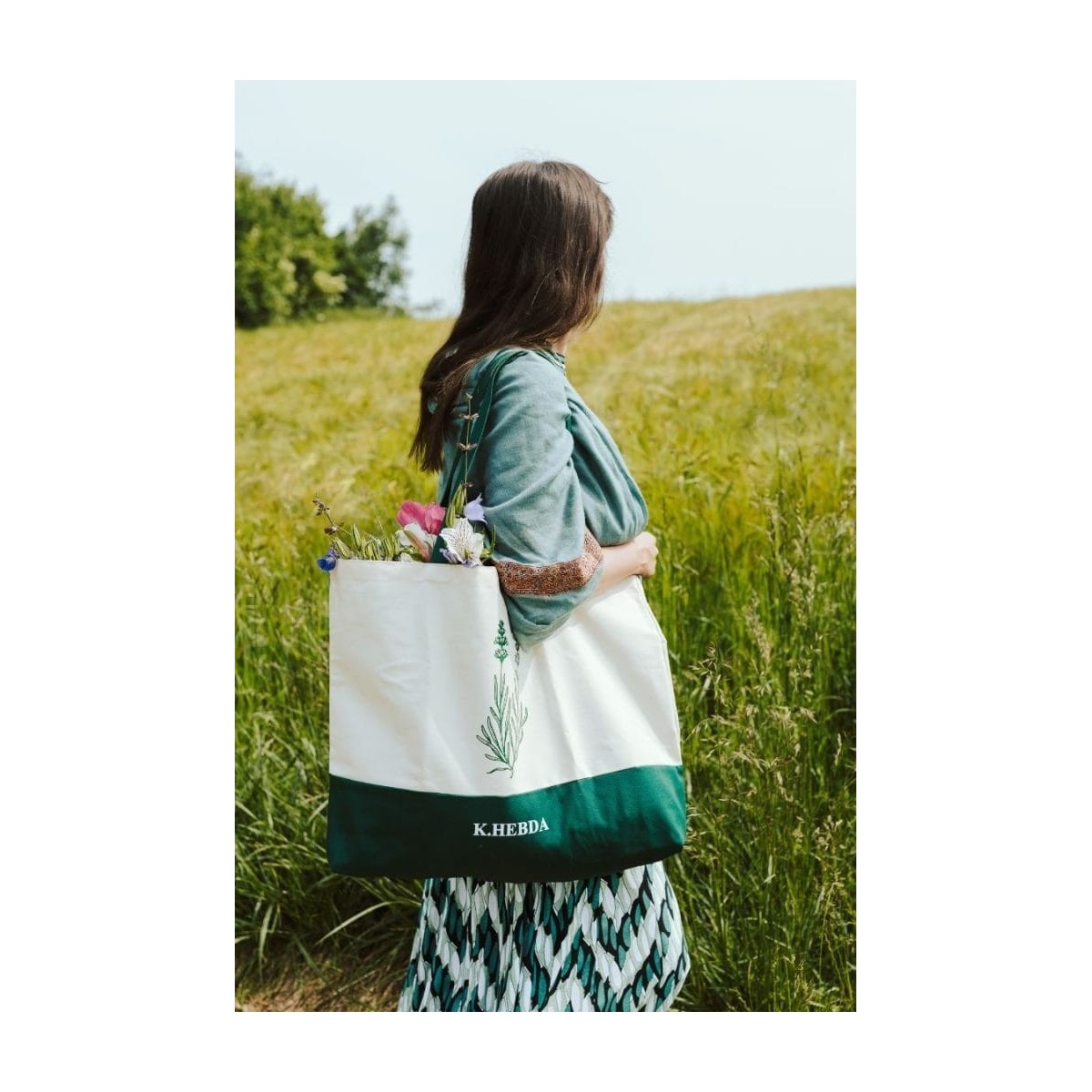Torba materiałowa K. HEBDA (duża) - Klaudyna Hebda