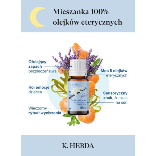 Mieszanka DobraNocka – mieszanka 100% olejków eterycznych
