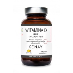 KENAY WITAMINA D3 4000 IU (60 kapsułek) - suplement diety