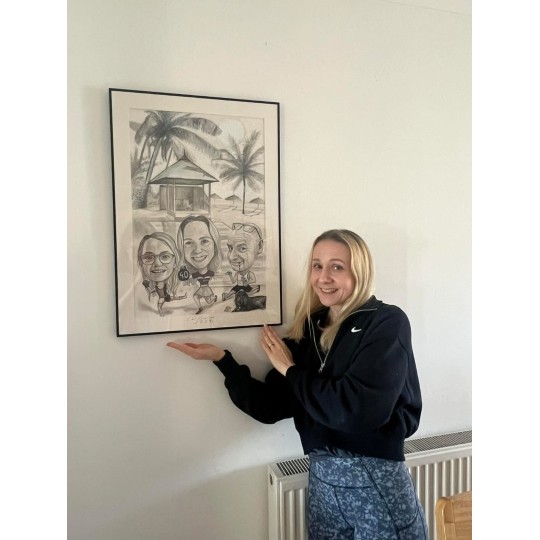 Portrety i karykatury – ołówek, kolor lub obraz akryl | Ręczne prace na zamówienie