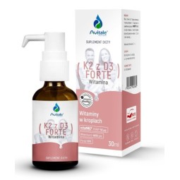 Avitale, K2 z D3 FORTE x 30 ml - Aliness