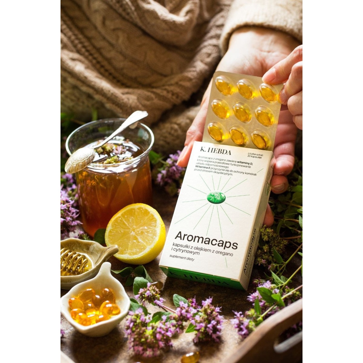 Kapsułki z olejkiem z oregano i cytrynowym - Klaudyna Hebda