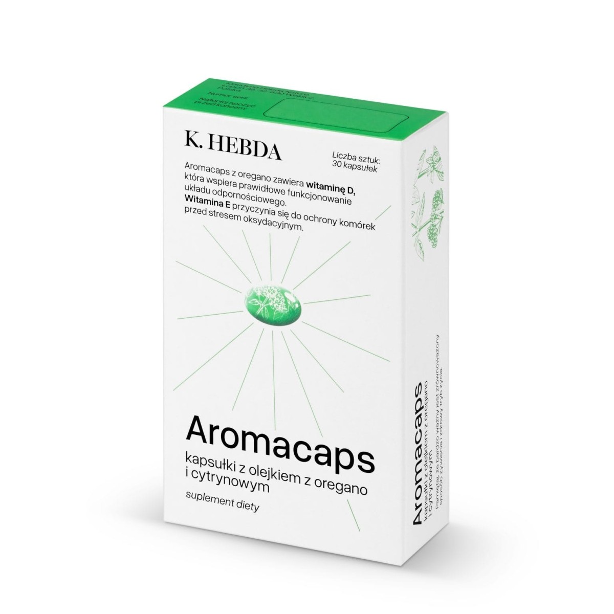 Kapsułki z olejkiem z oregano i cytrynowym - Klaudyna Hebda