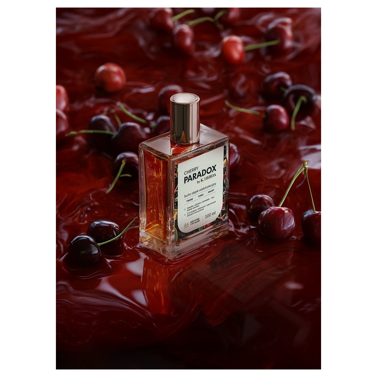 Suchy olejek Cherry Paradox - Klaudyna Hebda