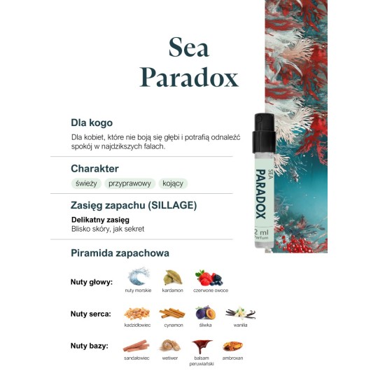 Sea Paradox – próbka perfum / Klaudyna Hebda