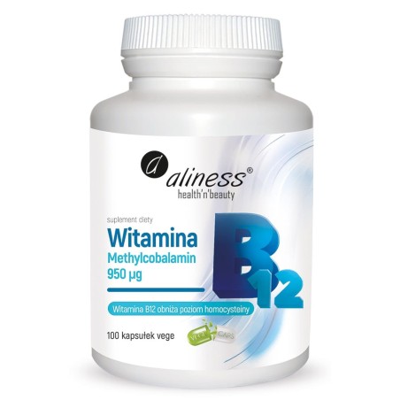 Aliness Witamina B12 Methylcobalamin 950µg x 100 kaps.