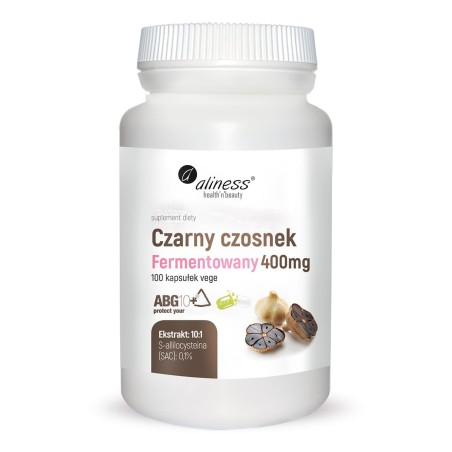 Aliness Czarny czosnek fermentowany ABG10+® 400 mg x 100 ...