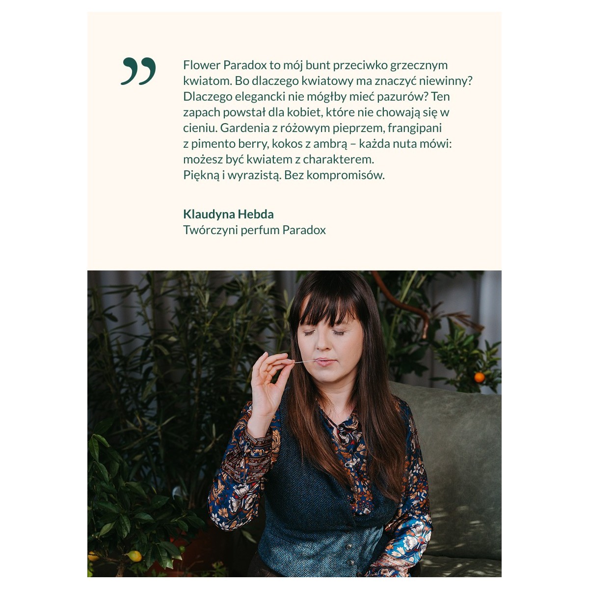 Perfumy Flower Paradox - Klaudyna Hebda