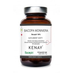 Kenay Bacopa monniera Bacopin® 40% (60 kapsułek)