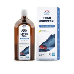 Osavi Tran Norweski 1000mg Omega 3 (Cytryna) - 500 ml