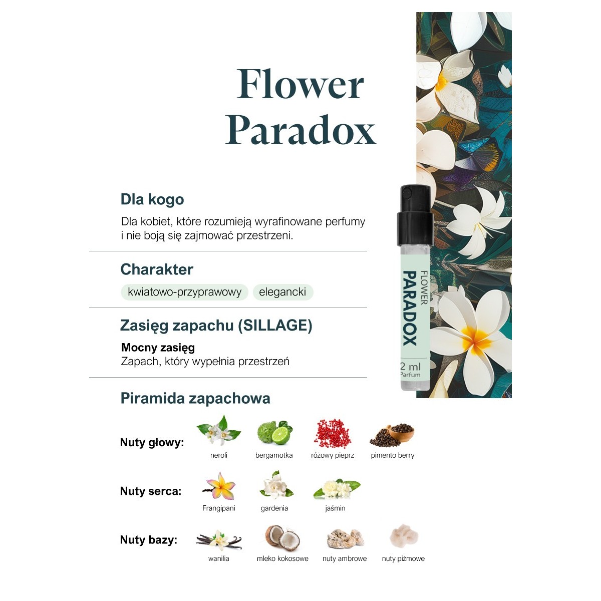 Flower paradox – próbka perfum / Klaudyna Hebda