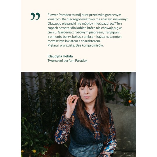 Flower paradox – próbka perfum / Klaudyna Hebda
