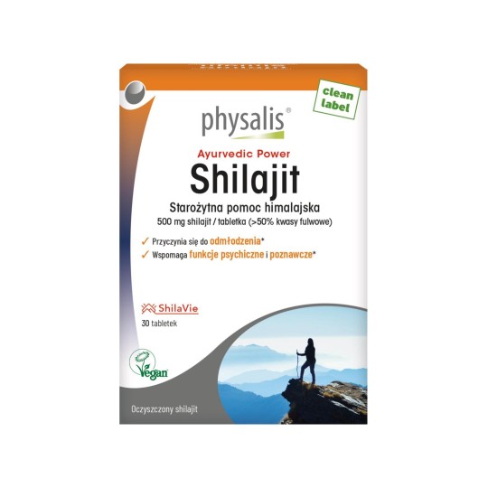 SHILAJIT (500 mg) 30 TABLETEK - PHYSALIS