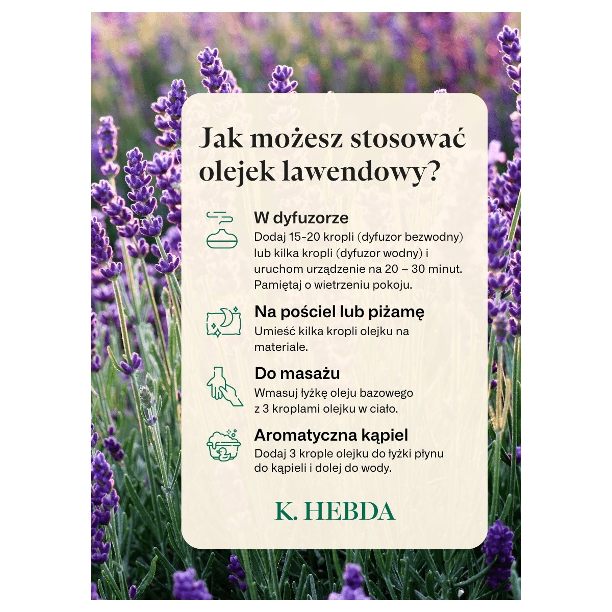 Olejek lawendowy - Klaudyna Hebda Nature