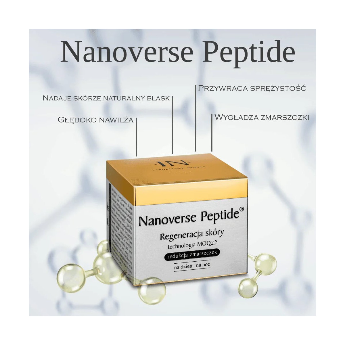 Nanoverse Peptide – krem odmładzający - Asepta
