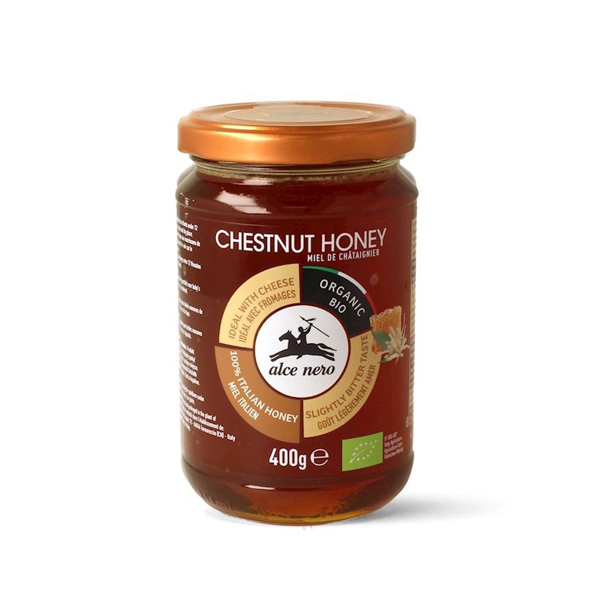 Alce Nero Miód Kasztanowy Bio 400 G