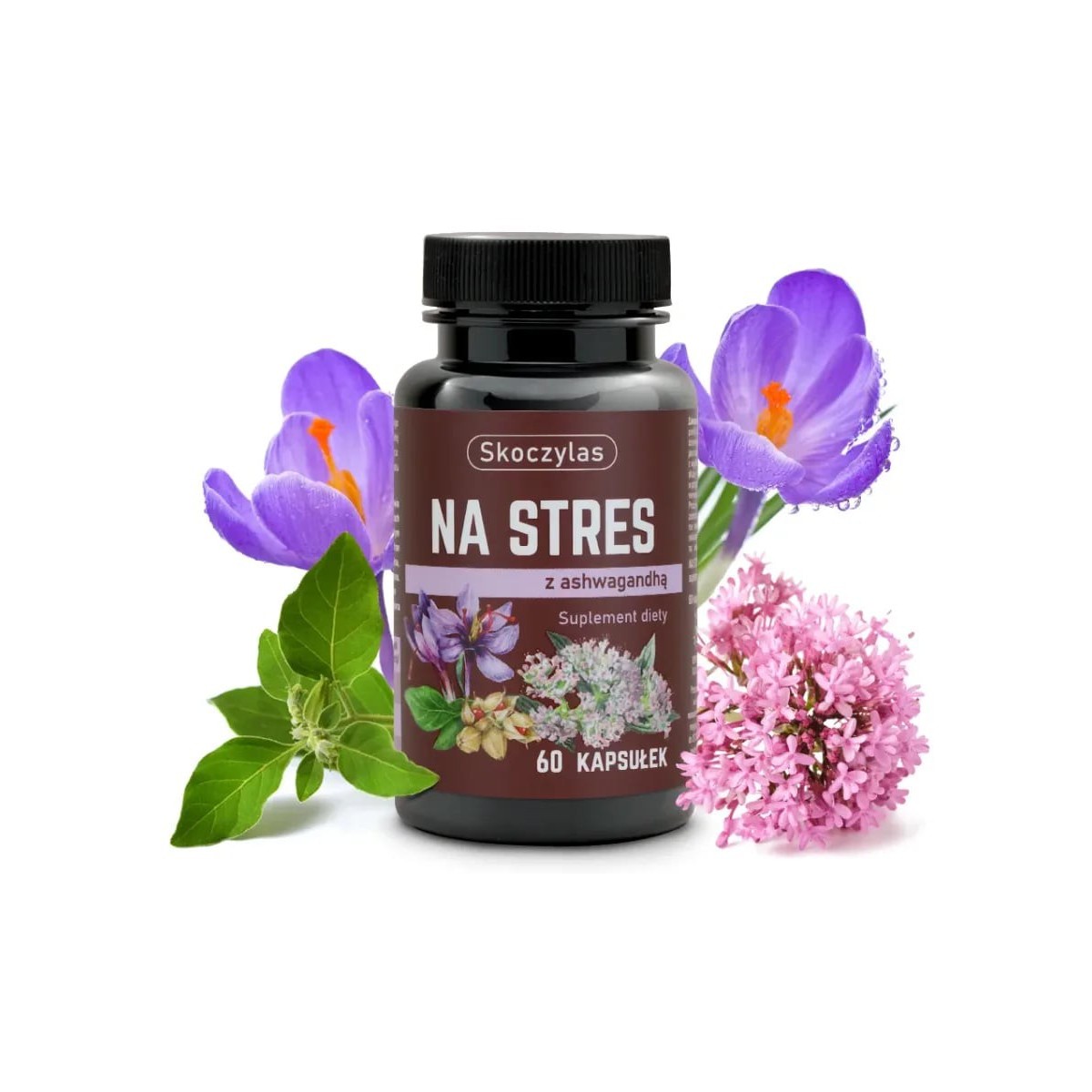 NA STRES ashwagandha, szafran, kozłek lekarski