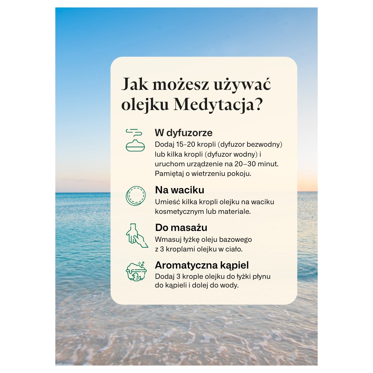 Olejek Medytacja - mieszanka 100% olejków eterycznych