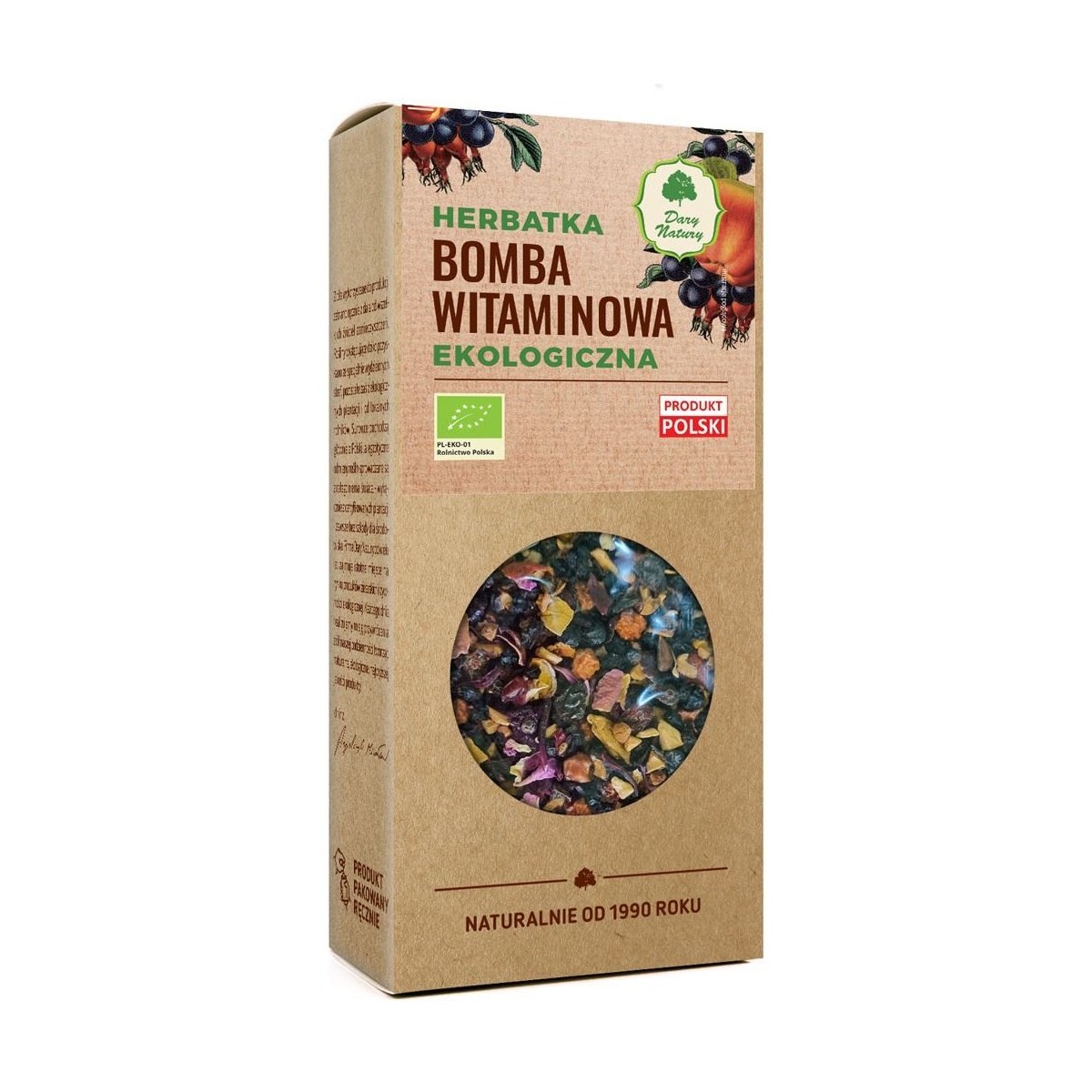 Herbatka Bomba Witaminowa BIO 100g DARY NATURY