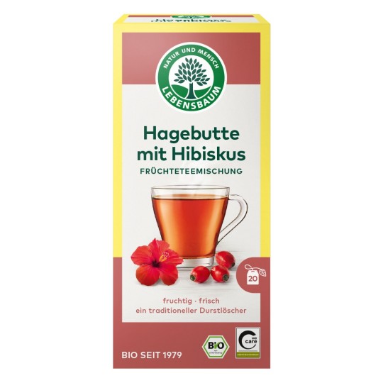HERBATKA DZIKA RÓŻA Z HIBISKUSEM BIO (20 x 2,5 g) ...