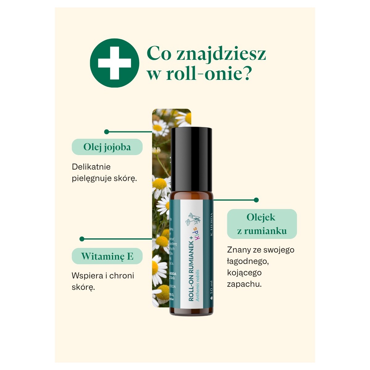 Roll-on rumianek PLUS