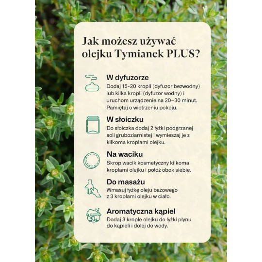 Olejek Tymianek PLUS - Klaudyna Hebda Nature