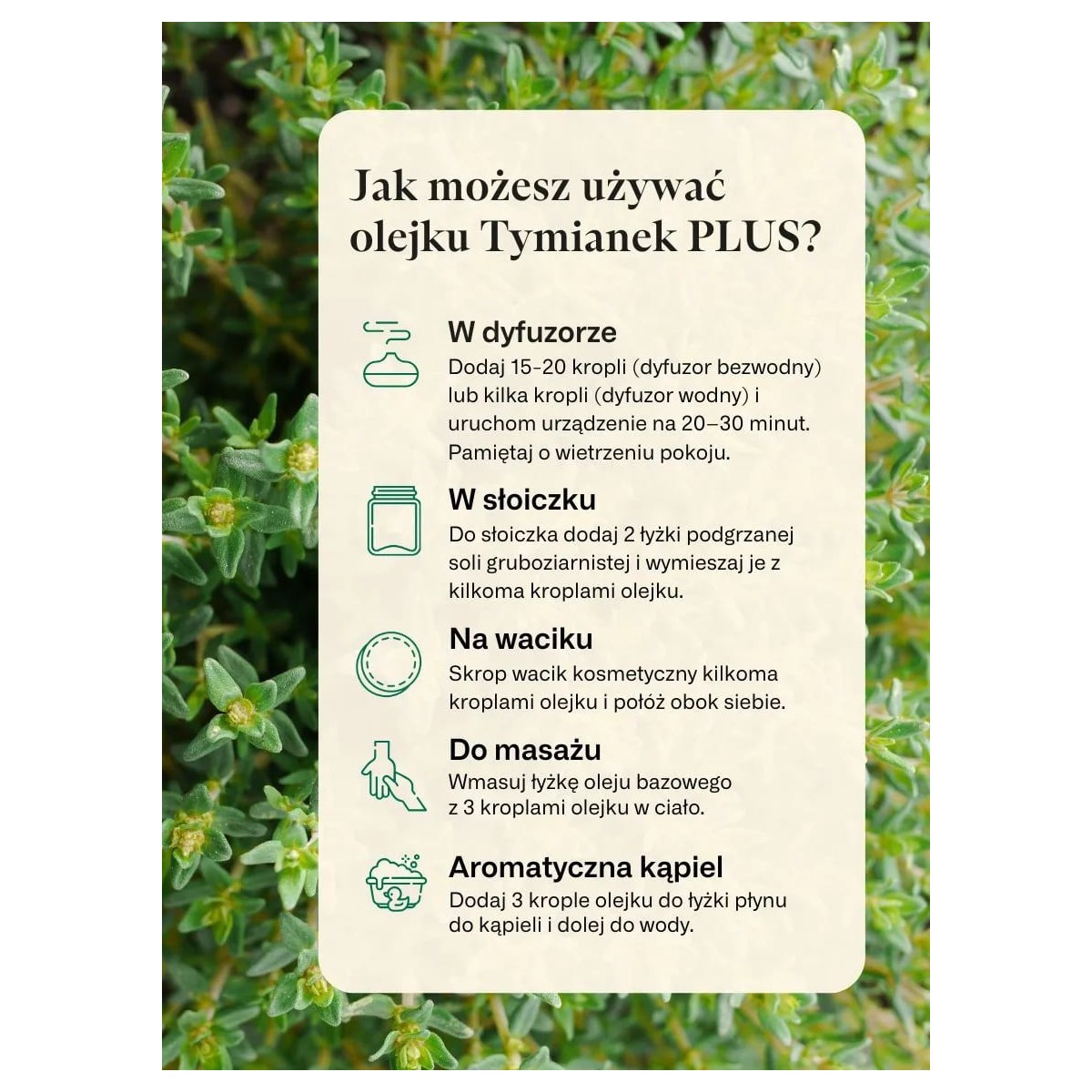 Olejek Tymianek PLUS - Klaudyna Hebda Nature