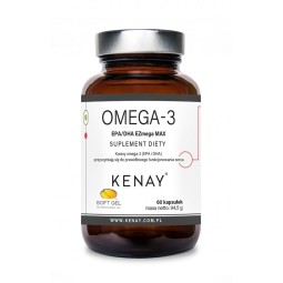 Kenay Omega-3 EPA/DHA EZmega MAX (60 kapsułek)