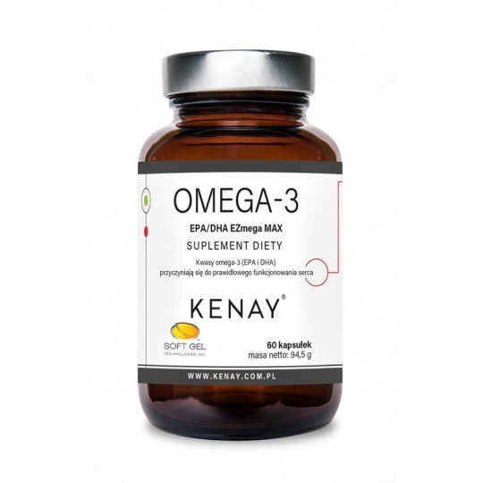 Kenay Omega-3 EPA/DHA EZmega MAX (60 kapsułek)